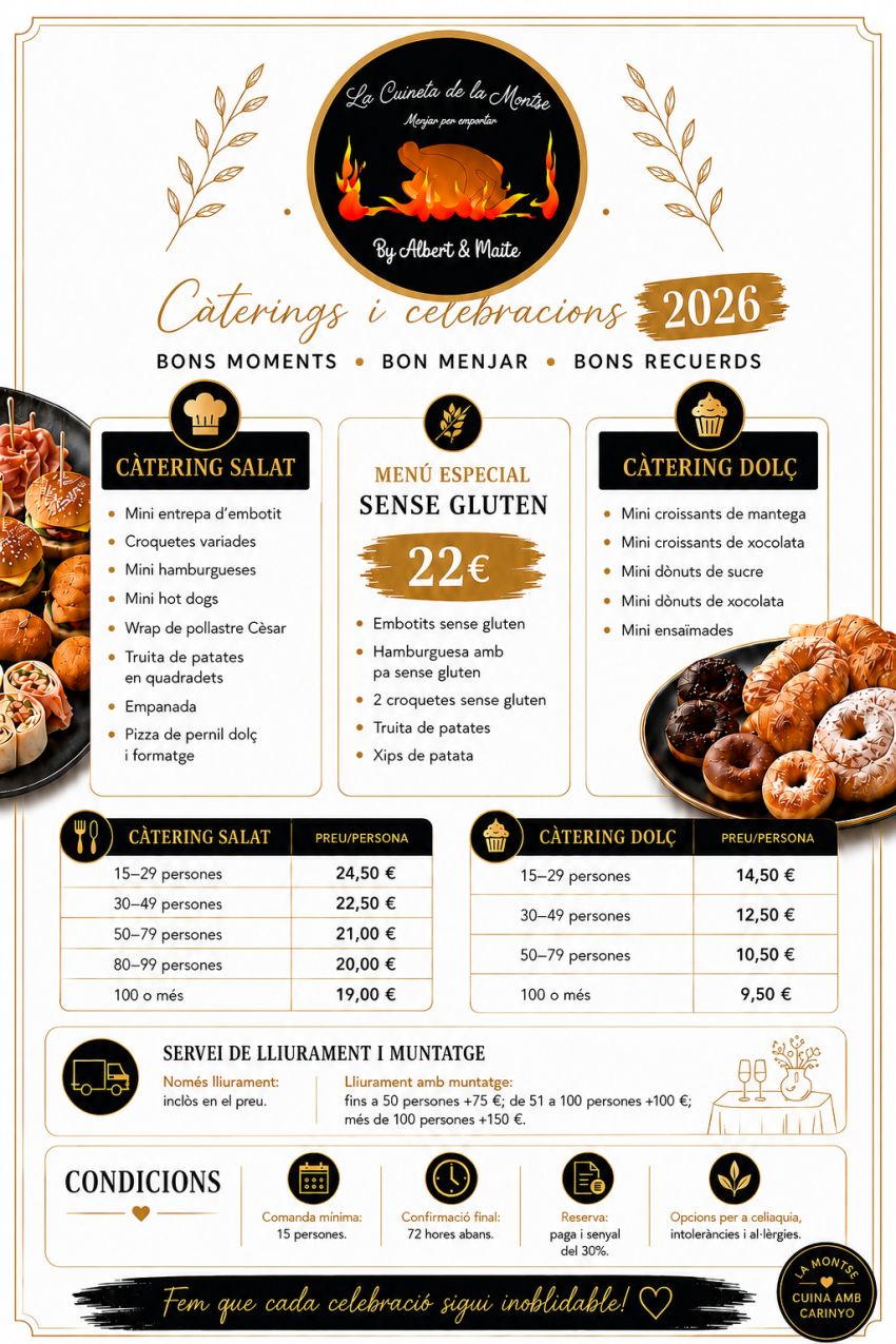 menu catering