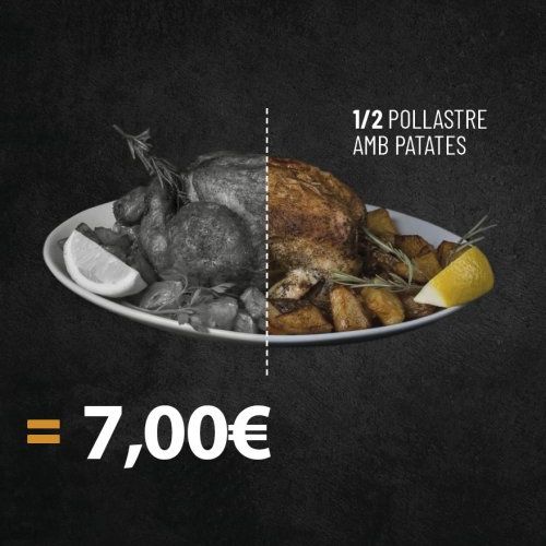 medio pollo